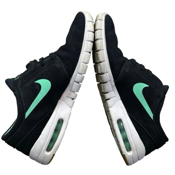 NIKE SB STEFAN JANOSKI MAX Suede Skate Shoes 8M/9.5W/41EUR Glow Green - Picture 1 of 12